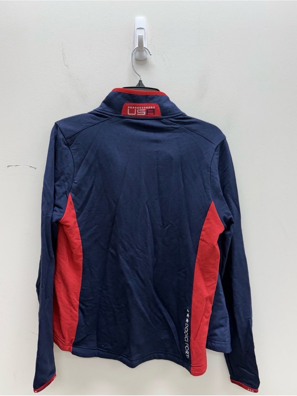 Ralph Lauren Navy and Red Quilted Utility Jacket - Picture 8 of 8